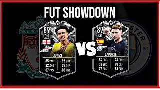 FIFA 22 - LAPORTE VS CURTIS JONES SBC PLAYER REVIEW (OVERVIEW) SHOWDOWN SERIES #FIFA22 #SBC #JONES