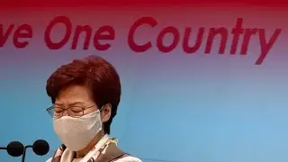 Hong Kong&rsquo;s Lam Decries U.S. &lsquo;Double Standards&rsquo; Over Protests