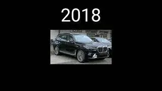 the evolution of bmw x7(2014~2022)#x7