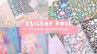 🧸shopee sticker haul #2 ft. local sticker shops | philippines