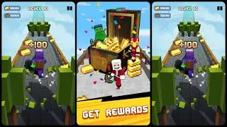 Craft Runner - Miner Rush Gameplay Android Mobile