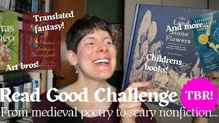 READ GOOD CHALLENGE 2025 // Pile of possibilities // Fantasy, history, classics and nonfiction!