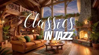 Cozy Fireplace Jazz | Reimagined Classical Melodies for Studying & Calm Work