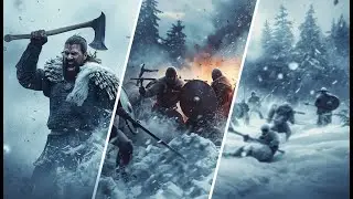 Viking Raiders DOMINATE Saxons in Frozen Battle| VIKINGS vs SAXONS: Brutal Winter Battle