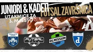 [ 11/05/2025, 10:00 & 12:00 ] FUTSAL ZAVRŠNICA | 3. MJESTO  - DVIJE UTAKMICE | KADETI & JUNIORI