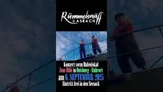 Duisburg - Ruhrort, AHOI! Rummelsnuff & Asbach spielen drau&szlig;en vorm 