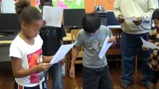 Sarah, Plain & Tall Reader's Theatre   Mya, Olivia, Ibrahim, Imani, Mr  Dunbar