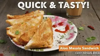 Easy Aloo Masala Sandwich Recipe | Simple Breakfast | Cook With Mishu