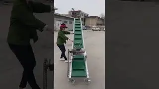 Light belt, grid block, hopper, conveying dry and wet materials, non occupying light belt  conveyor