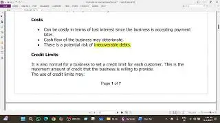 Financial Accounting Receivable reporting- Fall 2025