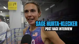 Sage Hurta Klecker post race interview | World Championships Tokyo