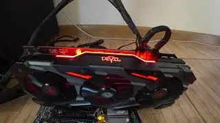 Обзор PowerColor Red Devil RX 5700 XT в майнинге. Хеш, потребление. В поисках лучшего охлаждения 2..