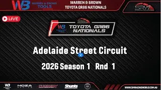 Live Iracing I Warren & Brown Toyota GR86 Nationals Rnd 1 | Adelaide Street Circuit