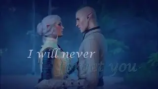 [ DA:I ] Solas / Lavellan 'I will never forget you' { for my friend geekyvallaslin