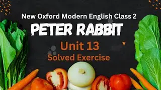 New Oxford Modern English book 2 unit 13 Peter rabbit solved exercise question answer 