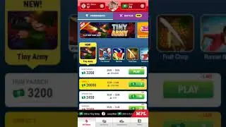 How to play new #mpl tiny army #game and earn more #money