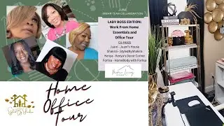 Home Office Tour |The Lady Boss Edition: Work from Home Essentials & Office Tour #homeofficetour