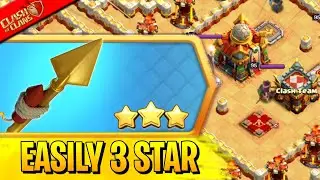 Easiest Way to 3 Star The Fear the Rocket Spear Challenge (Clash of Clans)