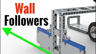 How to use Wall-Following attachments to drive straight and align