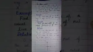 Limit Point Concept / Notes ||#shortsvideo