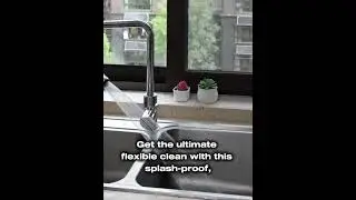 360&deg; Rotating Faucet Sprinkler 💧 Save Water, Clean Better!#SmartKitchen#WaterSaver#FaucetSprinkler
