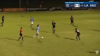 #6 Justin Haak, NYCFC CM - U-19 DA Finals vs LA Galaxy