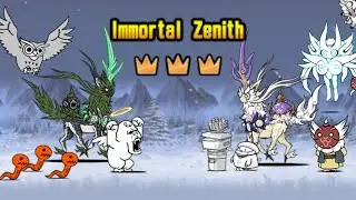 The Battle Cats - Immortal Zenith 3 Crowns!