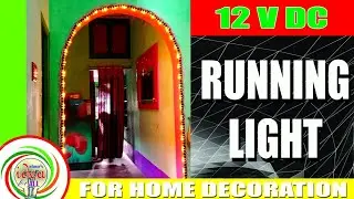 Direct Pixel Led Belt | 12 v Dc Running Light | How to Make A Decoration Light at Home