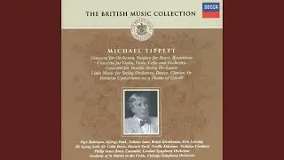 Tippett: Byzantium: 1. The Unpurged Images of Day Recede