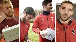 РЕАКЦИЯ футболистов Милана на их рейтинги FIFA 21 | Реакция Эрнандеса, Романьоли, Кьера и других
