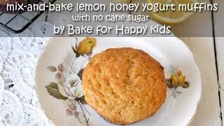 Quick and Easy Lemon Honey Yogurt Muffins