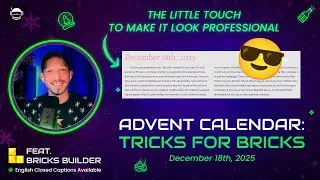 CSS Text Indent for Paragraphs  - CSS Tricks for Bricks Builder - Trick #18