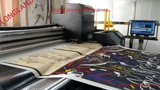 Silk scarf printer digital printed scarf factory printing custom designs silk scarves