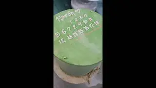 Writing on cakes tutorial using a laser for straight lines!