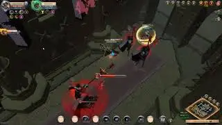 Albion Online 2 VS 7 Fight in Dungeons