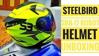 Steelbird SBH-17 ROBOT Helmet Unboxing