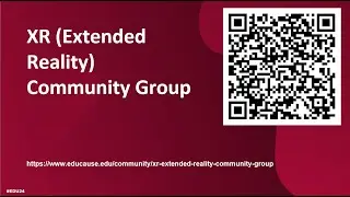 Educause XR February 2025 - Storytelling