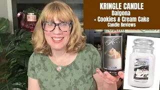 KRINGLE CANDLE Dalgona & Cookies & Cream Cake Candle Reviews