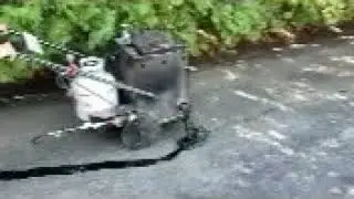 Hot Rubber Crack Filling