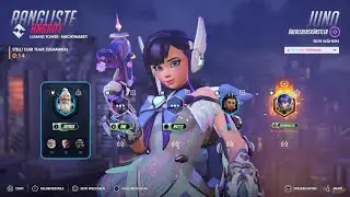 [Overwatch]  - Juno - Mythic Skin (Iridescent Aspect) and Mythic Weapon Star Blaster (Galactic)
