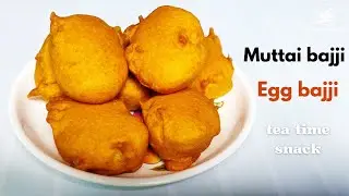 Egg bajji | Mutta bajji | Egg pakora | Anda pakoda | Easy evening snacks recipe