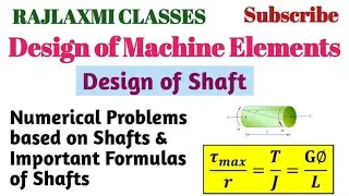 Design of Shaft ll Numerical Problems & Important Formula of Shaft ll Design of Machine Elements