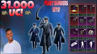 $31.000 UC!🥶 NEW LUCKY SPİN With PEAKY BLINDERS SETS 😱 PUBG Mobile !