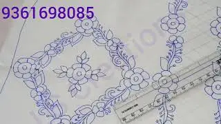 Aariwork tracing paper 26-8-25|#aariworkforbeginners #aaribusiness #weddingblouses 