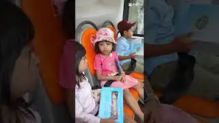 Keseruan Aca family naik Suroboyo Bus (edit video: CapCut) #suroboyobus #shorts