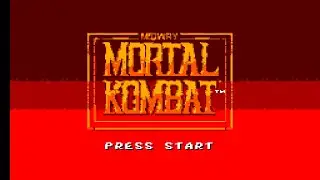 Mortal Kombat (Master System, NTSC version) Intro and Demo