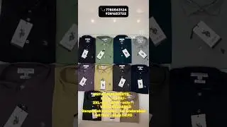 BEST US POLO SHIRTS M-XL ₹549 4XL-5XL ₹599