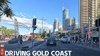 [4k] Driving To Surfers Paradise Saturday 15 June 2024 | Gold Coast | QLD | Australia