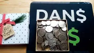 HOW MANY COINS ARE IN DANS BOX #8 OPEN - Can you guess how many coins are inside?