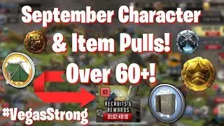 TWD RTS: September Character & Item Pulls! Over 60 Pulls!